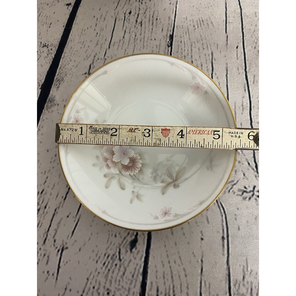 Vintage Legendary By Noritake Shrewsbury 3490 Berry Bowls 5.5" Floral Set of 4 - Picture 10 of 10